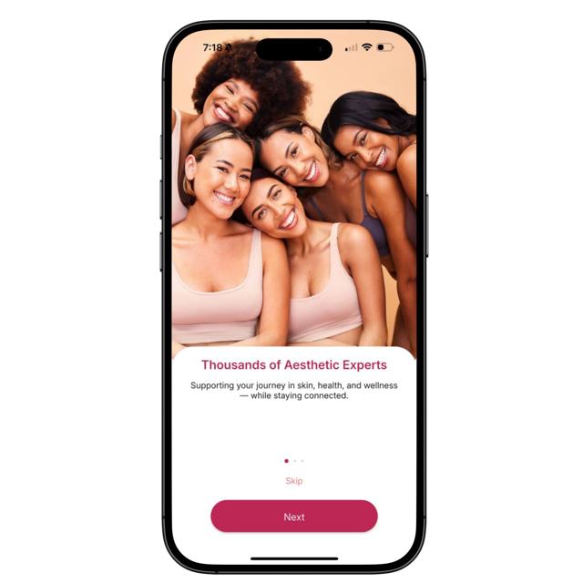 Service Cue Client App — thousands of aesthetic experts